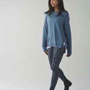 Lululemon Wunder Under High Rise 25” Leggings Size 2 Dramatic Static Black White